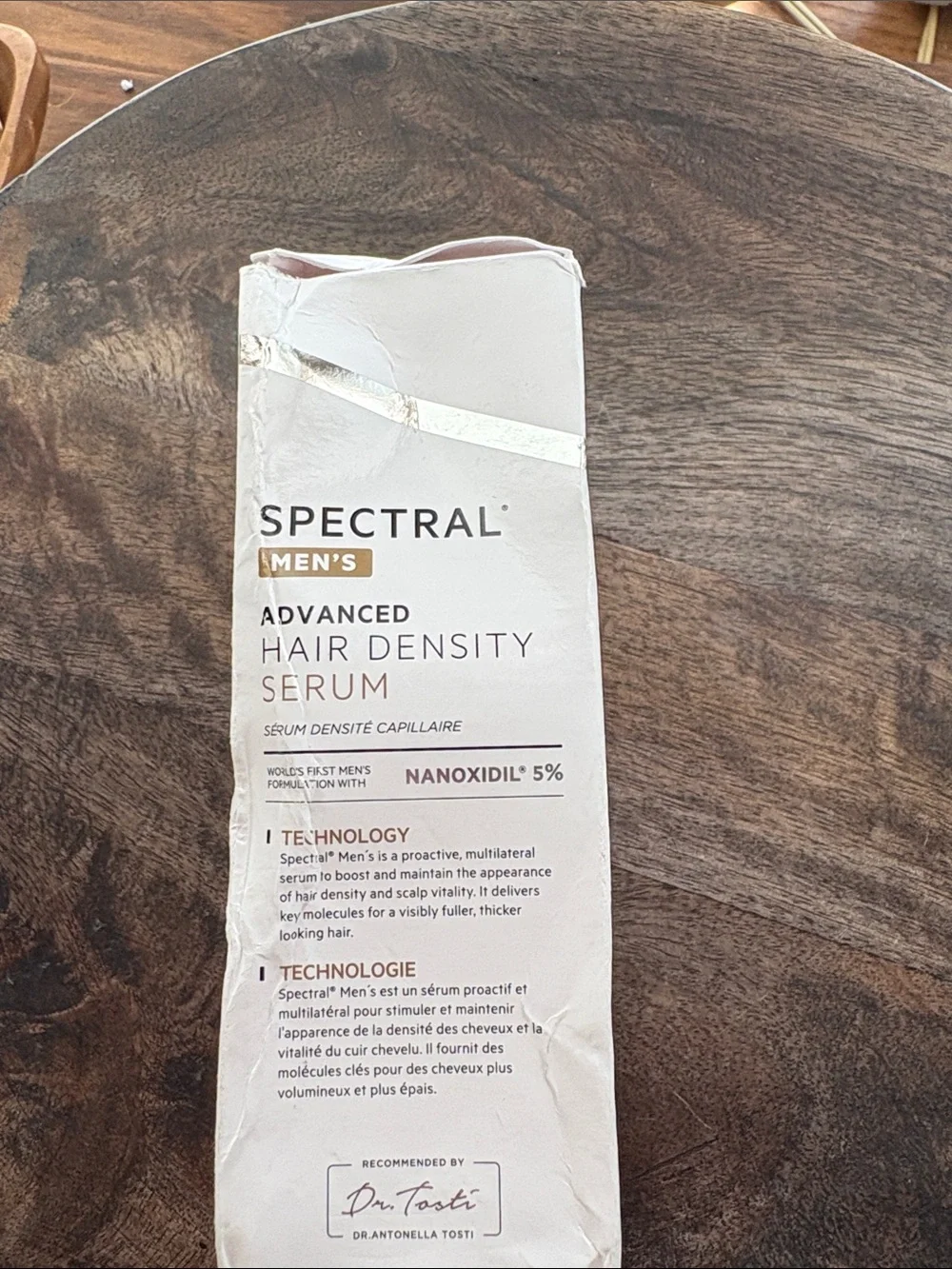 DS Laboratories Spectral Men's Advanced Hair Density Serum new sealed step 3